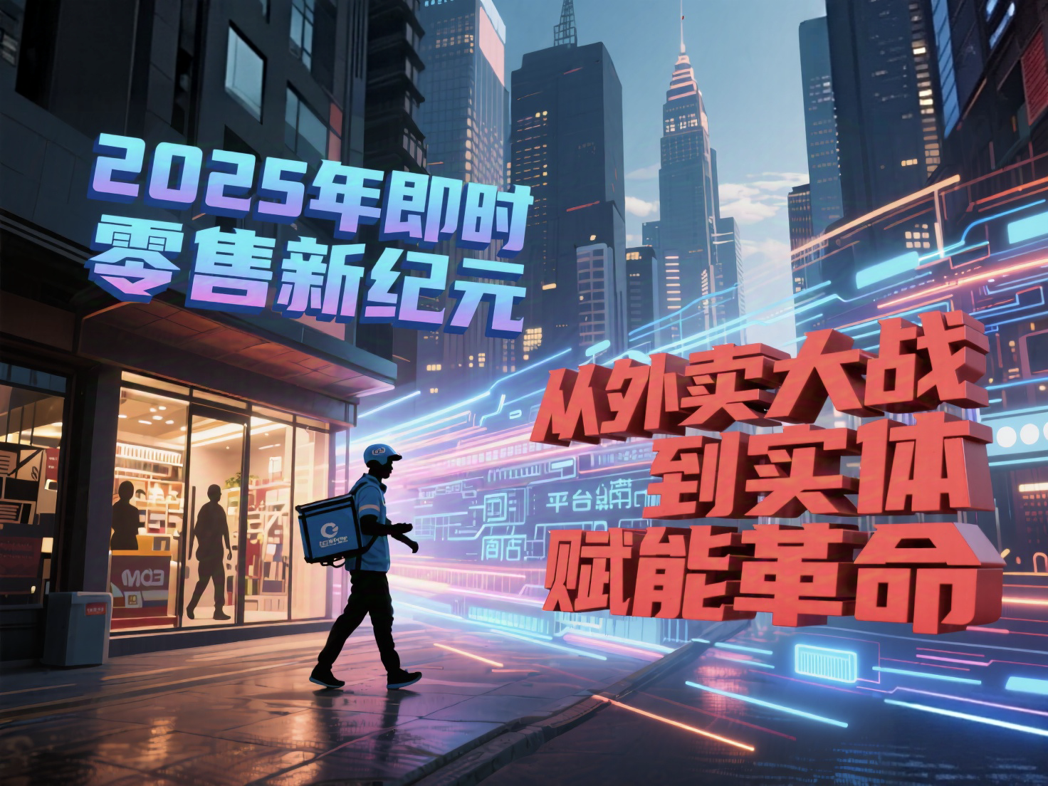 2025年即时零售新纪元：从外卖大战到实体赋能革命